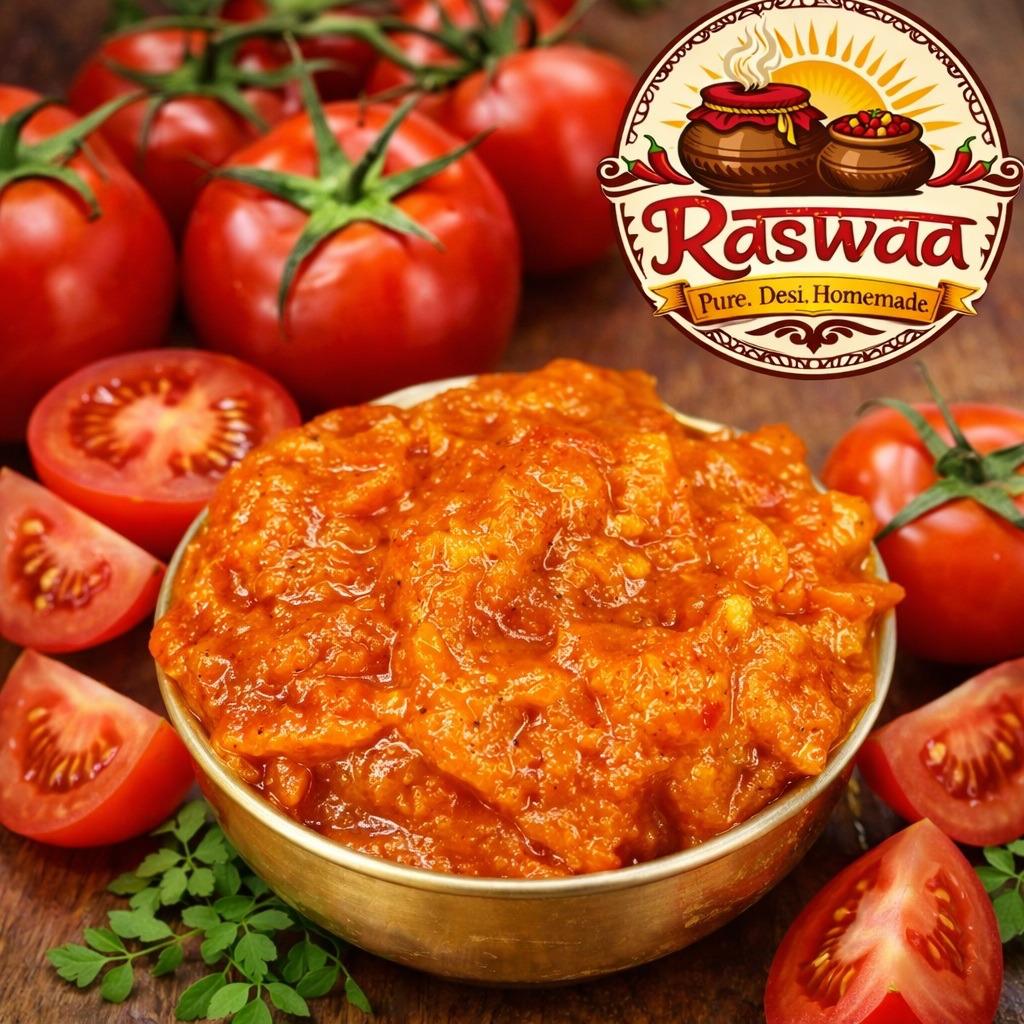 Authentic homemade Tomato thokku (Tomato pickle) 250 grams